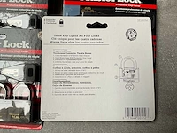 Master lock hangslot set van 4 stuks (12x) - afbeelding 3 van  4