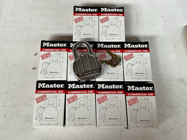 Master lock maximum security hangslot (10x) - afbeelding 1 van  5
