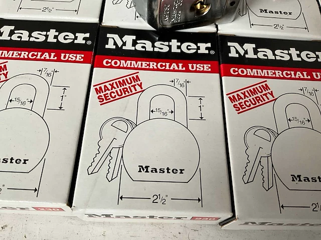 Master lock maximum security hangslot (10x) - afbeelding 3 van  5