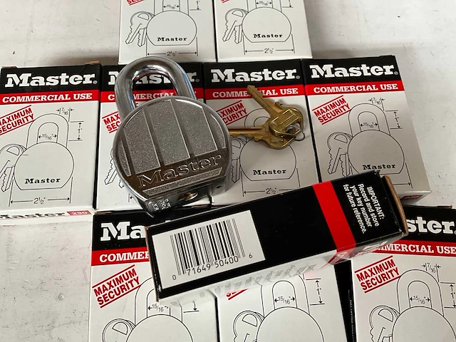 Master lock maximum security hangslot (10x) - afbeelding 5 van  5