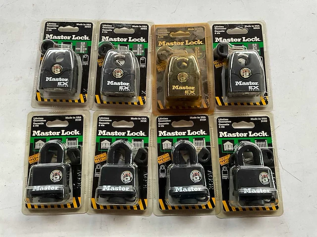 Master lock mix kavel sloten - afbeelding 1 van  4