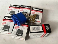 Master lock outdoor protection hangslot blauw (6x) - afbeelding 3 van  3