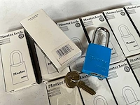 Master lock pro series hangslot blauw (12x) - afbeelding 3 van  3