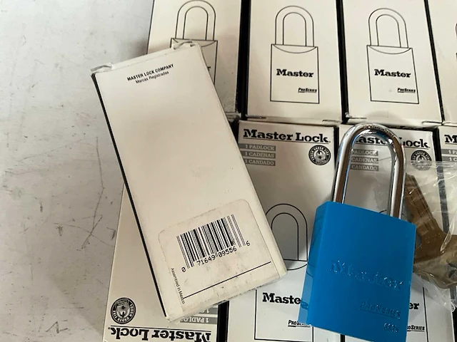 Master lock pro series hangslot blauw (18x) - afbeelding 3 van  3