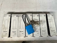Master lock pro series hangslot blauw (7x)