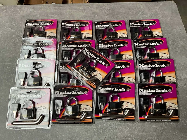 Master lock trekhaakpen met slot (17x) - afbeelding 1 van  4