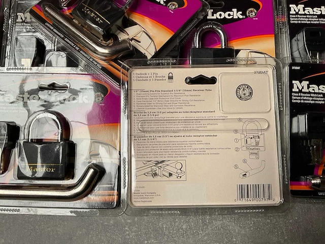 Master lock trekhaakpen met slot (17x) - afbeelding 3 van  4