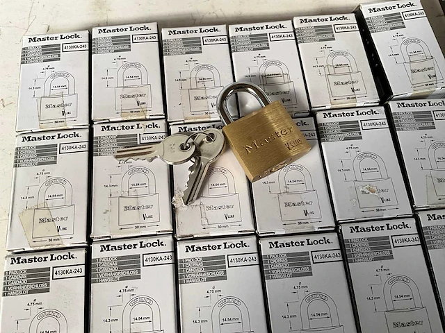 Master lock v line diverse hangsloten (24x) - afbeelding 2 van  5