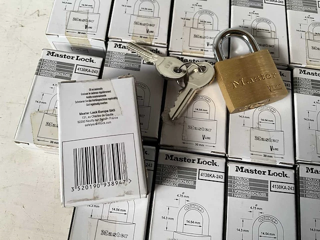Master lock v line diverse hangsloten (24x) - afbeelding 3 van  5