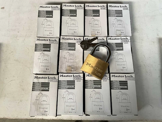 Master lock v line hangslot (12x) - afbeelding 1 van  4