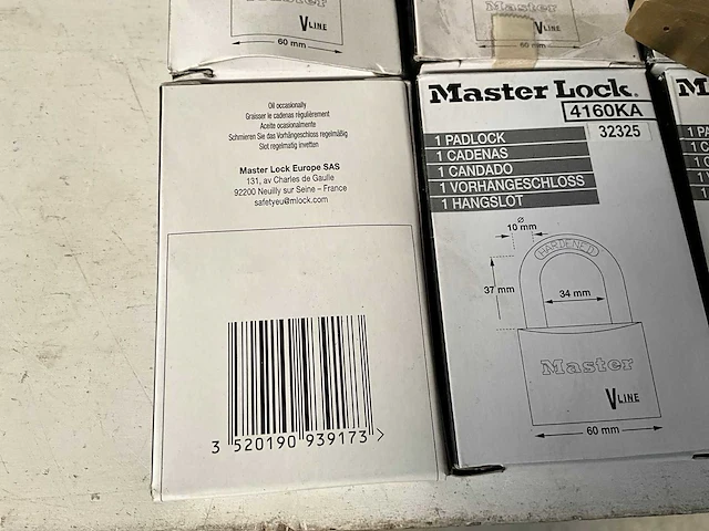 Master lock v line hangslot (12x) - afbeelding 4 van  4
