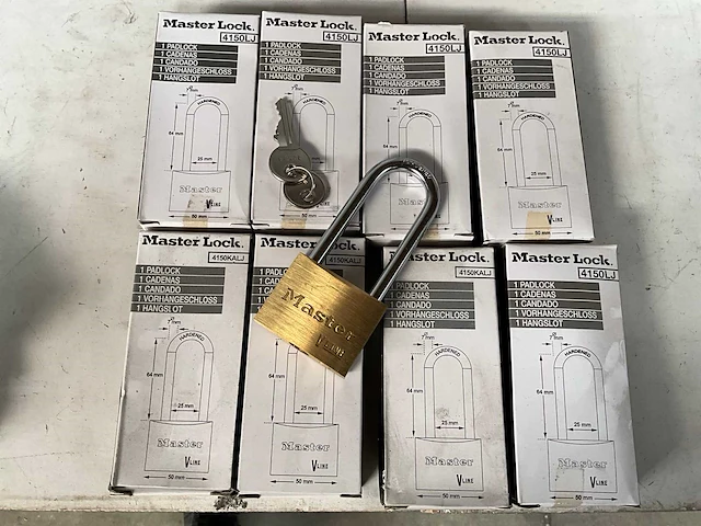 Master lock v line hangslot (8x) - afbeelding 1 van  3