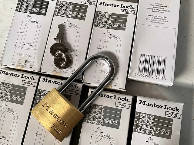 Master lock v line hangslot (8x) - afbeelding 3 van  3