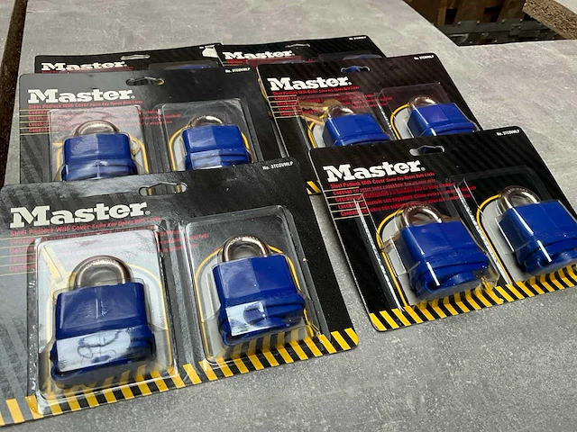 Master lock weersbestendig hangslot 2-pack (6x) - afbeelding 3 van  4
