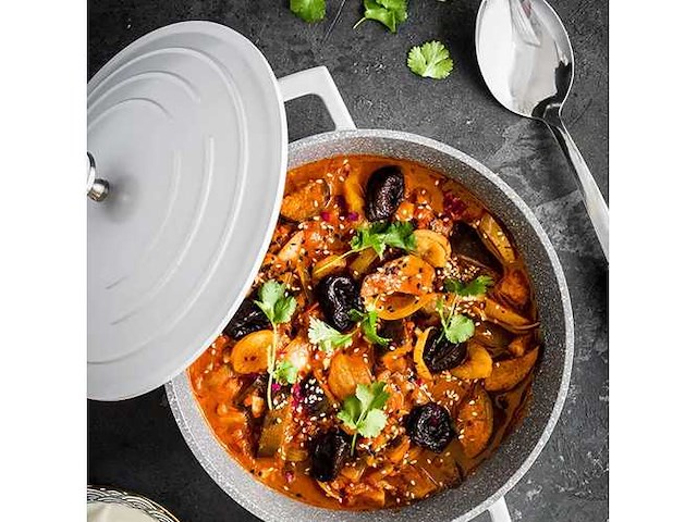 Masterclass gegoten aluminium ovenschaal 4l, grijs getint - afbeelding 4 van  6