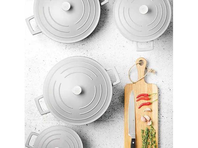 Masterclass gegoten aluminium ovenschaal 4l, grijs getint - afbeelding 5 van  6