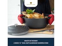 Masterclass ovaal gegoten aluminium bakschaal, 6 l - afbeelding 5 van  10