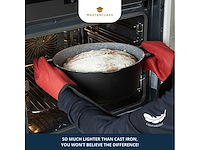Masterclass ovaal gegoten aluminium bakschaal, 6 l - afbeelding 6 van  10