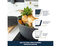 Masterclass ovaal gegoten aluminium bakschaal, 6 l - afbeelding 9 van  10