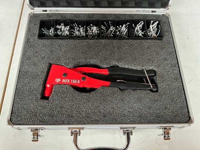 Masterfix mfx 150 as blindklinknagel tang in koffer - afbeelding 2 van  2