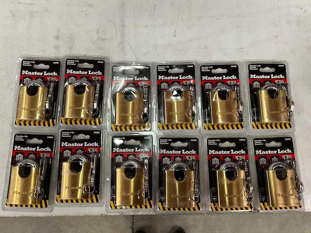 Masterlock hangslot 50mm (12x) - afbeelding 1 van  4