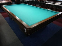 Matchbiljart duque 2,85 x 1,42 m (buitenmaat 3,10 x 1,70 m)
