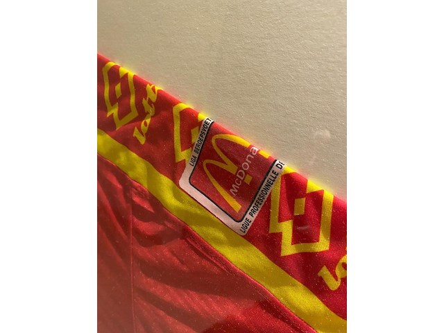 Matchworn shirt " marc schaessens" germinal ekeren 1996-1997 bekerfinale - afbeelding 3 van  5