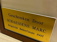 Matchworn shirt " marc schaessens" germinal ekeren 1996-1997 bekerfinale - afbeelding 5 van  5