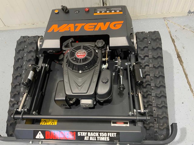Mateng rm20 grasmaaier op afstand bestuurbaar tot 600m - maaibreedte 53 cm - 224cc - lawn mower tracks - afbeelding 7 van  38