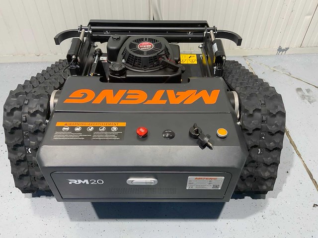 Mateng rm20 grasmaaier op afstand bestuurbaar tot 600m - maaibreedte 53 cm - 224cc - lawn mower tracks - afbeelding 28 van  38