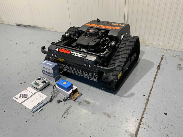 Mateng rm20 grasmaaier op afstand bestuurbaar tot 600m - maaibreedte 53 cm - 224cc - lawn mower tracks - afbeelding 30 van  38