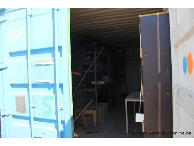 Materiaal container afm plm 6x2.5m, vv hijshaak - afbeelding 3 van  6