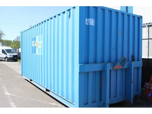 Materiaal container afm plm 6x2.5m, vv hijshaak - afbeelding 6 van  6