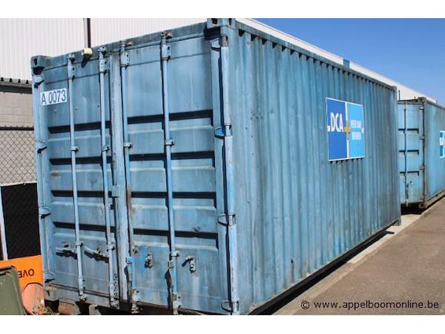 Materiaal container afm plm 6x2.5m, vv hijshaak - afbeelding 1 van  6