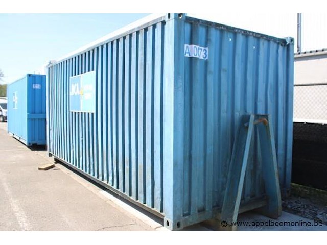 Materiaal container afm plm 6x2.5m, vv hijshaak - afbeelding 6 van  6