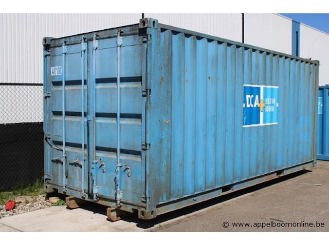 Materiaal container afm plm 6x2.5m, vv hijshaak - afbeelding 1 van  6