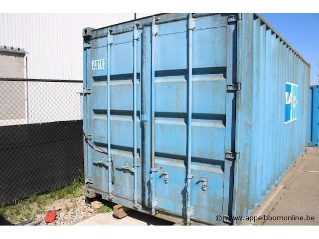 Materiaal container afm plm 6x2.5m, vv hijshaak - afbeelding 2 van  6