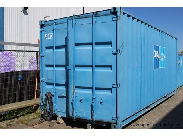 Materiaal container afm plm 6x2.5m, vv hijshaak - afbeelding 1 van  5