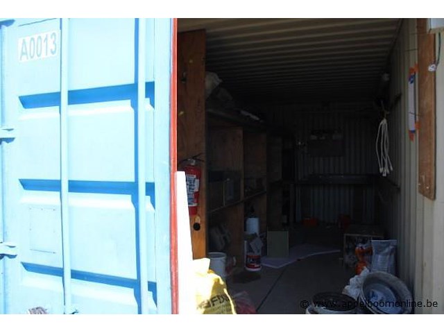 Materiaal container afm plm 6x2.5m, vv hijshaak - afbeelding 2 van  5