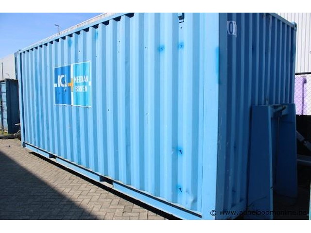 Materiaal container afm plm 6x2.5m, vv hijshaak - afbeelding 5 van  5
