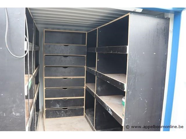 Materiaalcontainer, met rekken en laden - afbeelding 4 van  4