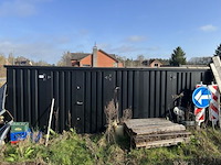 Materiaalcontainer plm 8m lang