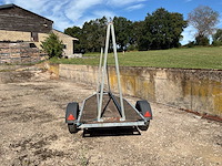 Materiaaldrager trailer / paneeldrager autotrailer / reclame / materiaaldrager trailer / paneeldrager - afbeelding 2 van  3