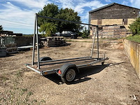 Materiaaldrager trailer / paneeldrager autotrailer / reclame / materiaaldrager trailer / paneeldrager - afbeelding 3 van  3