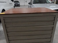 Materiaalkast op wieltjes