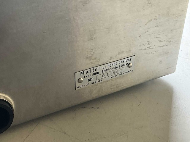 Matfer h00 chocolade tempereermachine - afbeelding 9 van  11