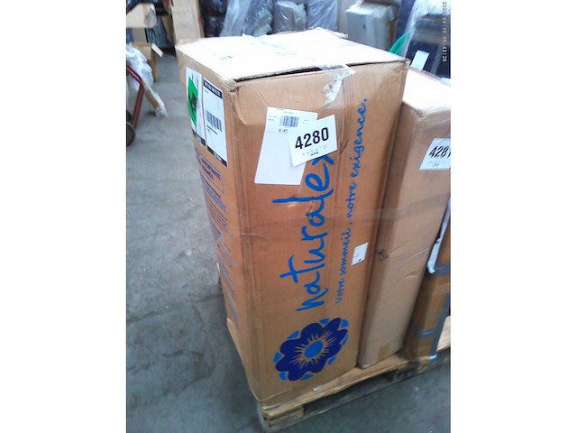 Matras 140x190 memory + blauw latex, 24 cm dik + hr foam - afbeelding 3 van  3