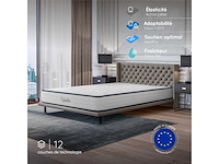 Matras 140x190 memory + blauw latex, 24 cm dik + hr foam - afbeelding 3 van  7