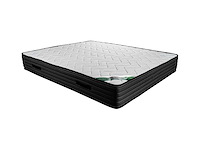Matras 180 x 200 cm schuim- en bamboe-tikkende matras 25 cm dik - afbeelding 2 van  9