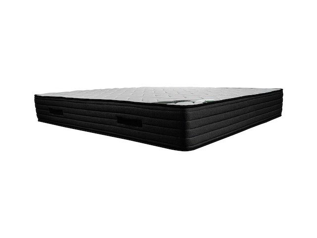 Matras 180 x 200 cm schuim- en bamboe-tikkende matras 25 cm dik - afbeelding 4 van  9